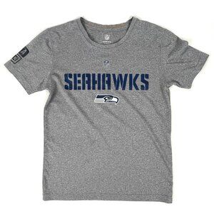 NFL Seattle Seahawks Kids Athletic T-Shirt Short-Sleeve Gray Sz. M